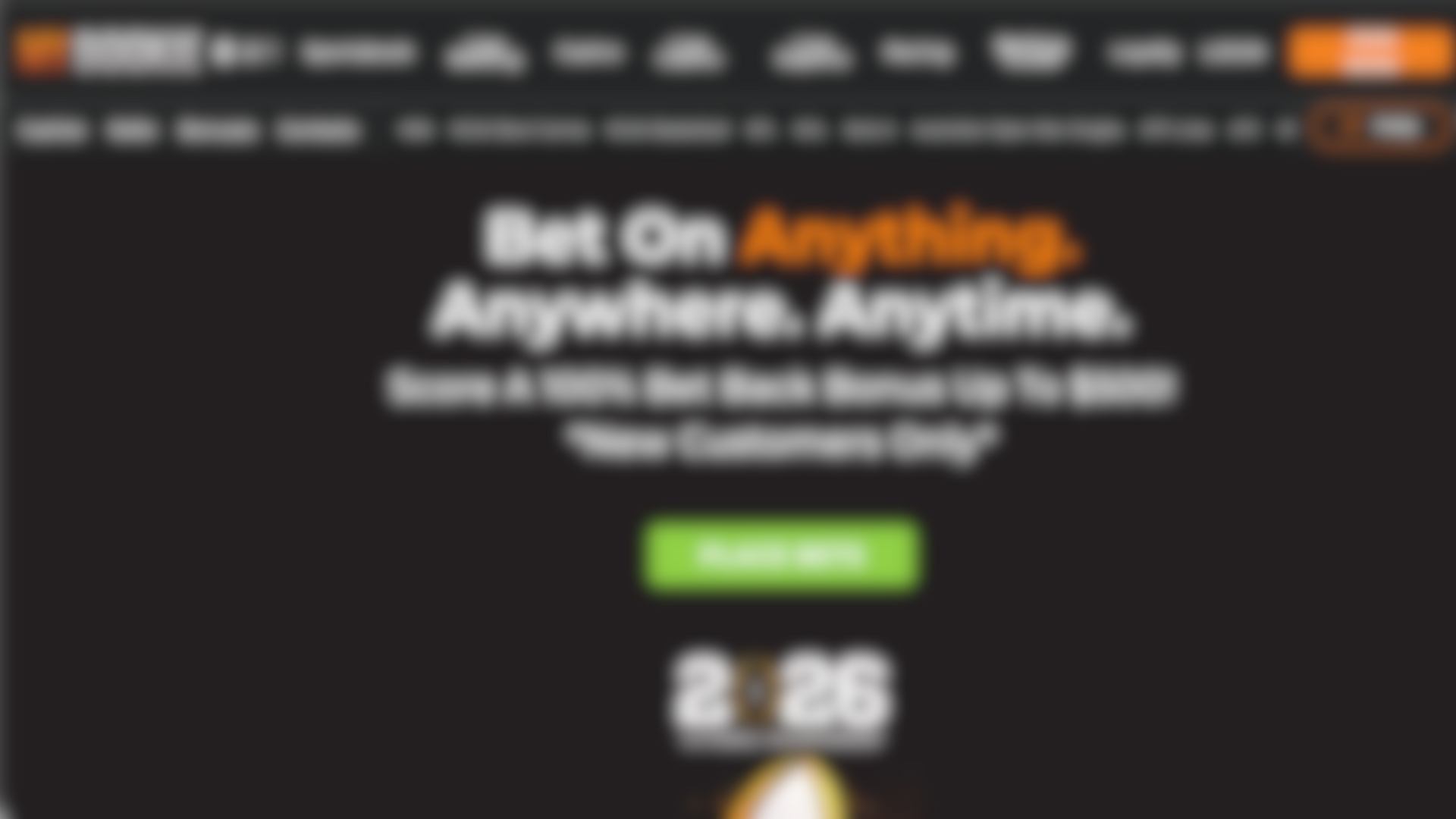 MyBookie App background